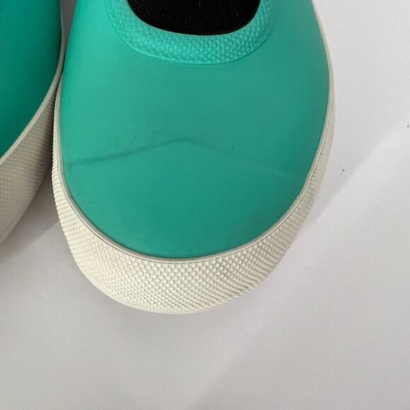 Hunter Plimsoll Waterproof Green Slip On Flats Boat Rain Shoes UK‎ 4 / US 6 - Picture 5 of 13